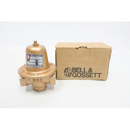 Bell & Gossett 45Psi Brass Threaded 34In Npt Pressure Reducing Regulator Valve 110013